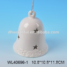 2016 high quality ceramic Christmas bell for wholesale